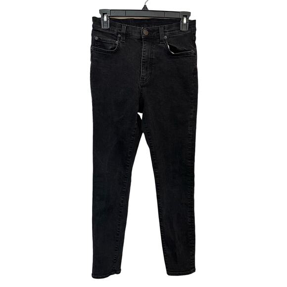 6397 made in italy faded black high jeans style NP140 Size 26 - Picture 1 of 3